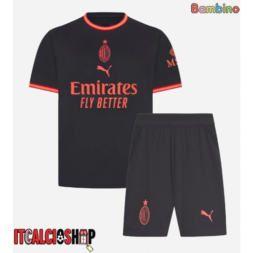 AC Milan Rafael Leao #10 Terza Maglia Bambino 2026-27 Manica Corta (+ Pantaloni corti)